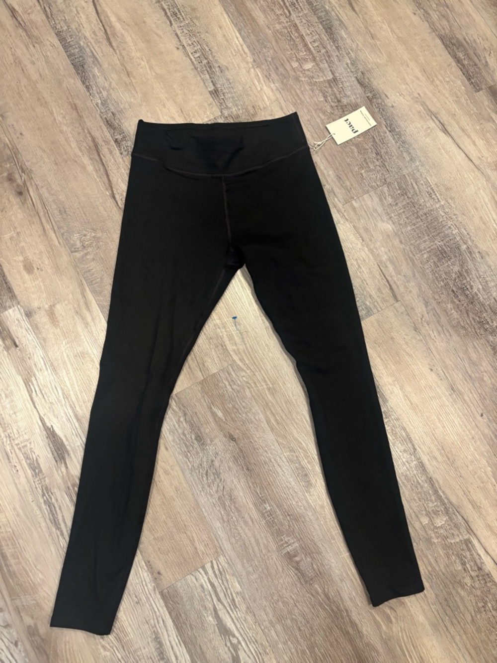 Pact Black High-Waist Full-Length Leggings
